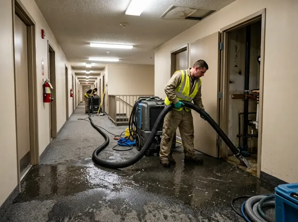 multi-unit-apartment-hallway-f-005 — frequently asked questions, Emergency Burst Pipe Water Extraction & Removal in Bonadell…